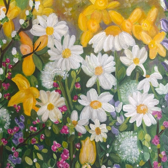 My Happy Place on reclaimed canvas. - Picture 2 of 9